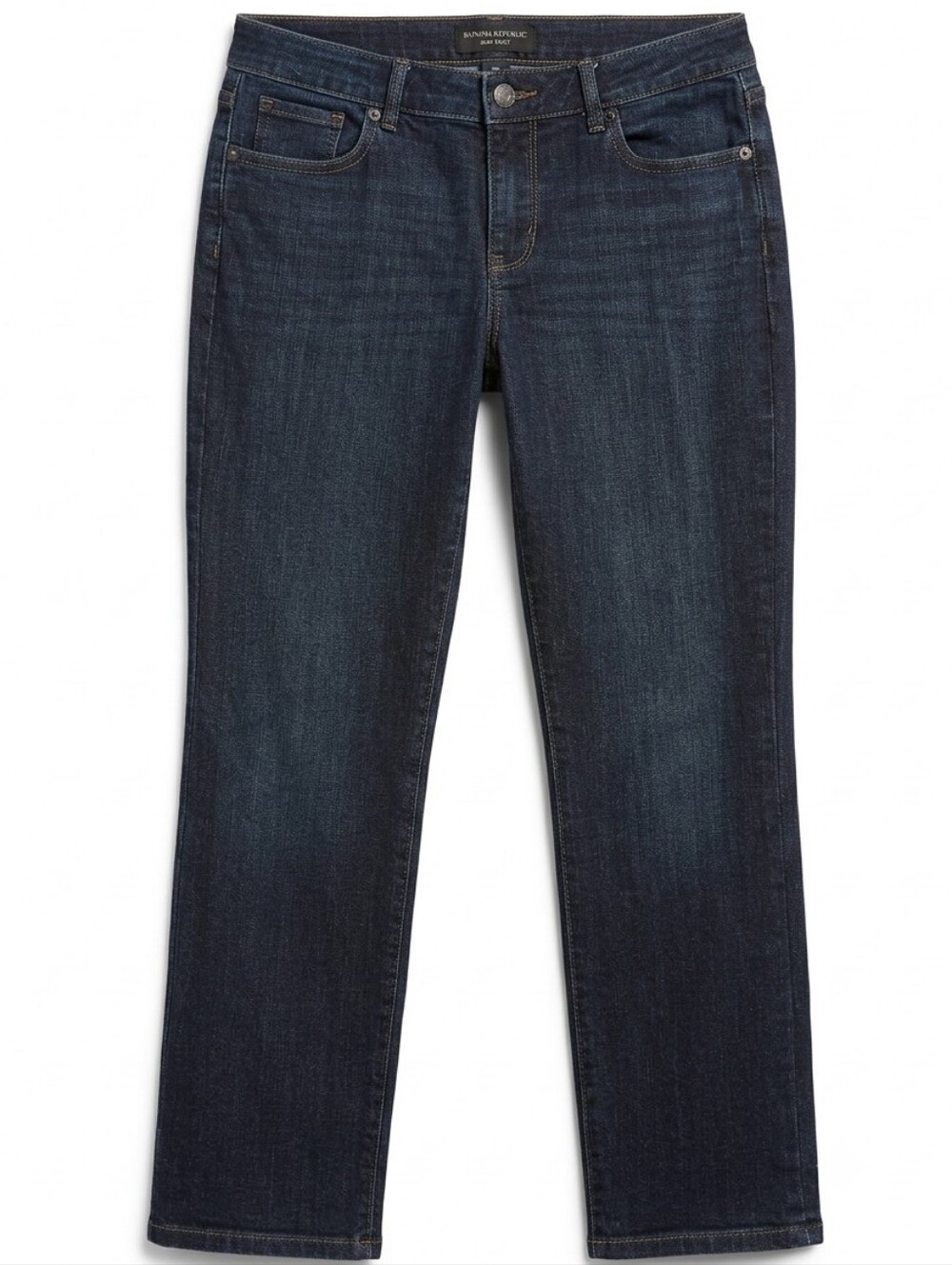 NWOT Banana Republic Mid-Rise Straight Leg Jeans Dark Wash SIZE 29 / 8